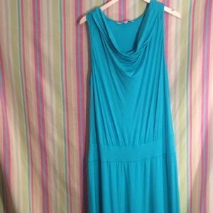 Trina Turk low waisted hooded maxi dress